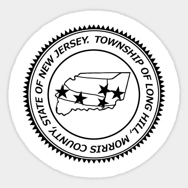 Long Hill township design Sticker by NYC Urban Expat